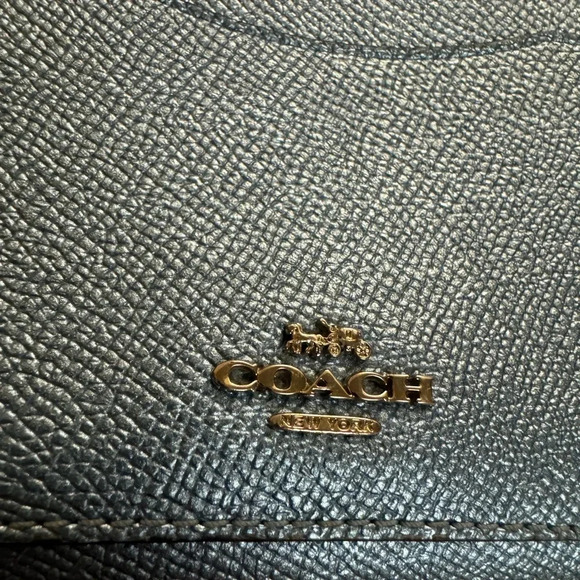 Coach accordion wallet Metallic blue - Picture 14 of 14